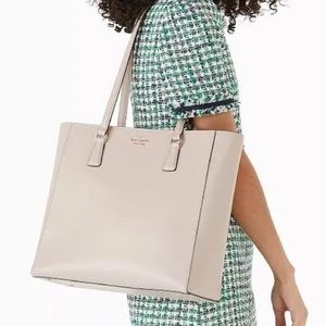 BNWT Kate Spade Laptop Tote in Tusk